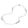 Pearls and Silver Link Necklace-Majorica Pearls-Swag Designer Jewelry