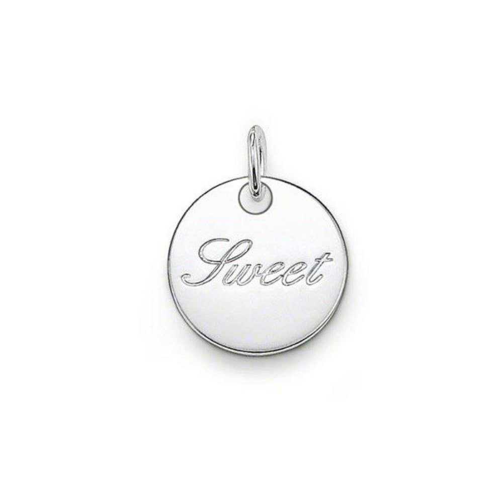 Pendant Heart Engraved "Sweet"-Thomas Sabo-Swag Designer Jewelry