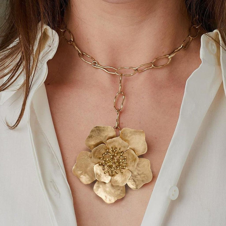Peony on Greco Chain-Julie Cohn-Swag Designer Jewelry