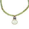 Peridot and Kyanite and Chalcedony Necklace-Vasant-Swag Designer Jewelry