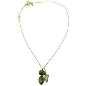 Peruvian Opal, Turquoise Necklace-Heather Benjamin Jewelry-Swag Designer Jewelry