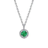 Petite Emerald Pendant-Gabriel & Co-Swag Designer Jewelry