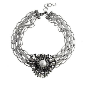 Pinwheel Necklace-Miriam Haskell-Swag Designer Jewelry