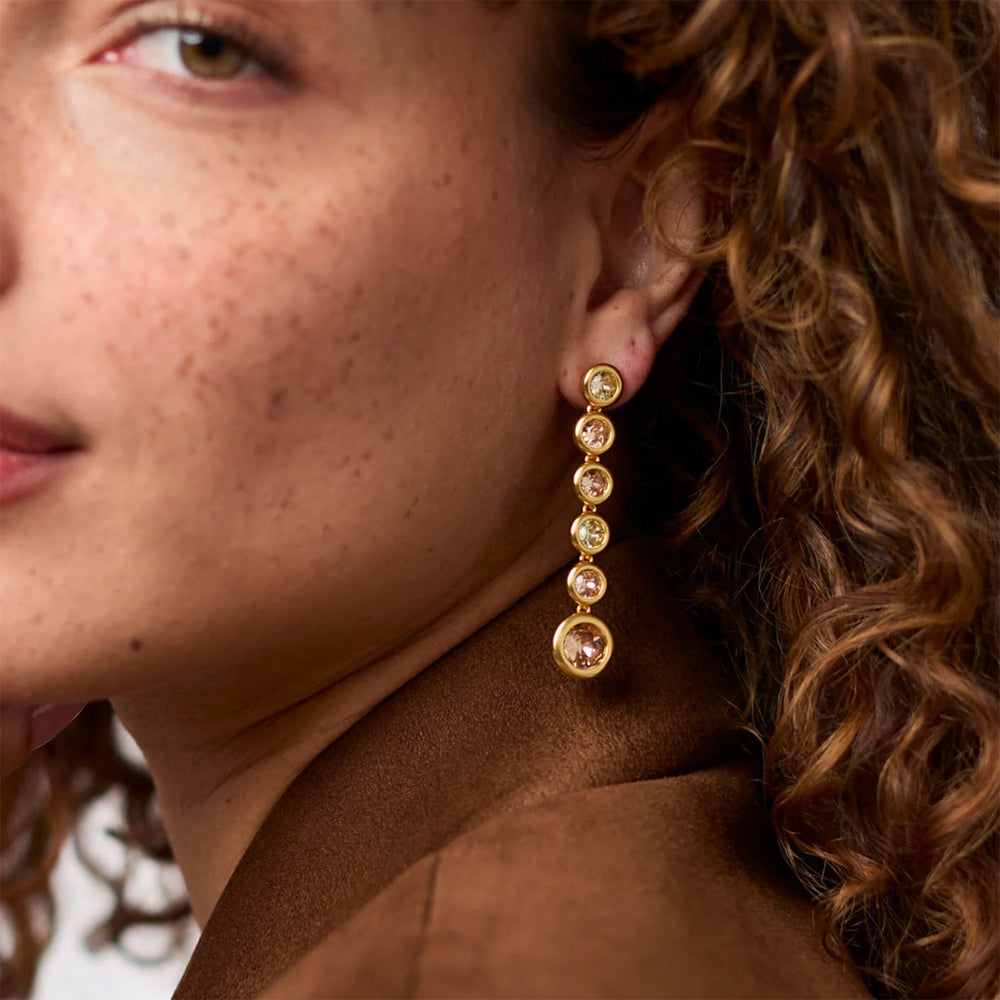 Rainbow Tier Earrings-Julie Vos-Swag Designer Jewelry