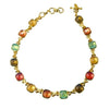 Reversable Square Stone and X Link Necklace-Vaubel Designs-Swag Designer Jewelry