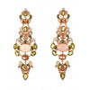 Rose Quartz Chandelier Earrings-Percossi Papi-Swag Designer Jewelry