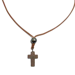Russian Cross Tahitian Necklace-Wendy Mignot-Swag Designer Jewelry