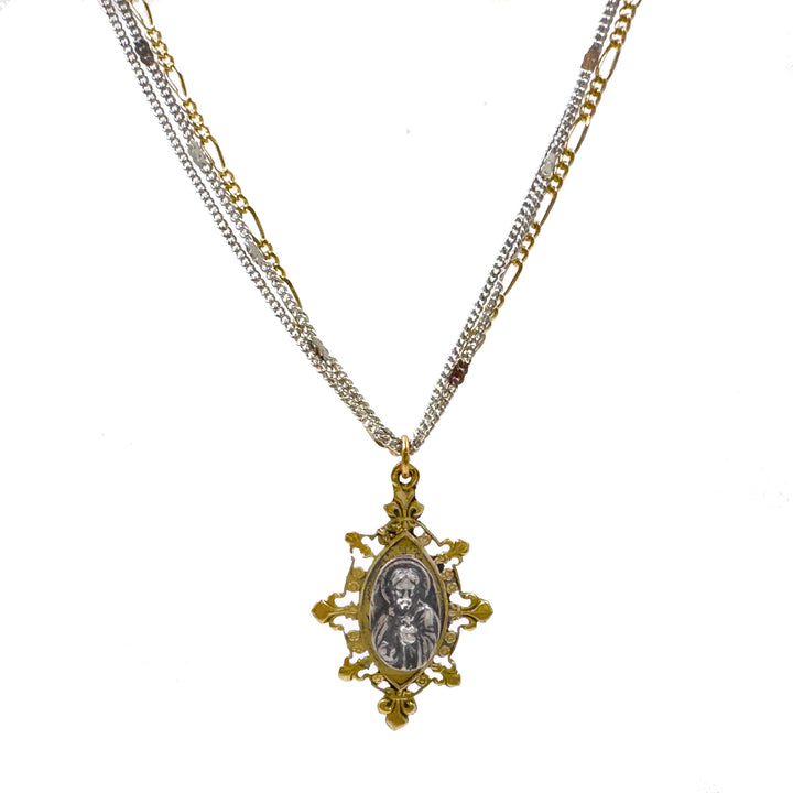 Sacred Heart on Chains-Andrea Barnett-Swag Designer Jewelry