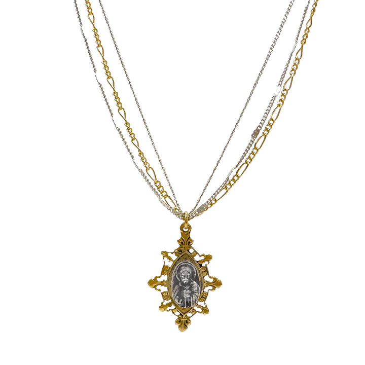 Sacred Heart on Chains-Andrea Barnett-Swag Designer Jewelry