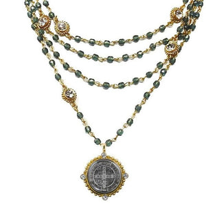 San Benito Magdalena Gold Montana-Virgins Saints and Angels-Swag Designer Jewelry