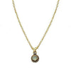 Santa Monica Single Crystal Choker-Virgins Saints and Angels-Swag Designer Jewelry
