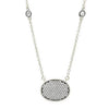 Signature Pave Oval Disc Pendant-Freida Rothman-Swag Designer Jewelry
