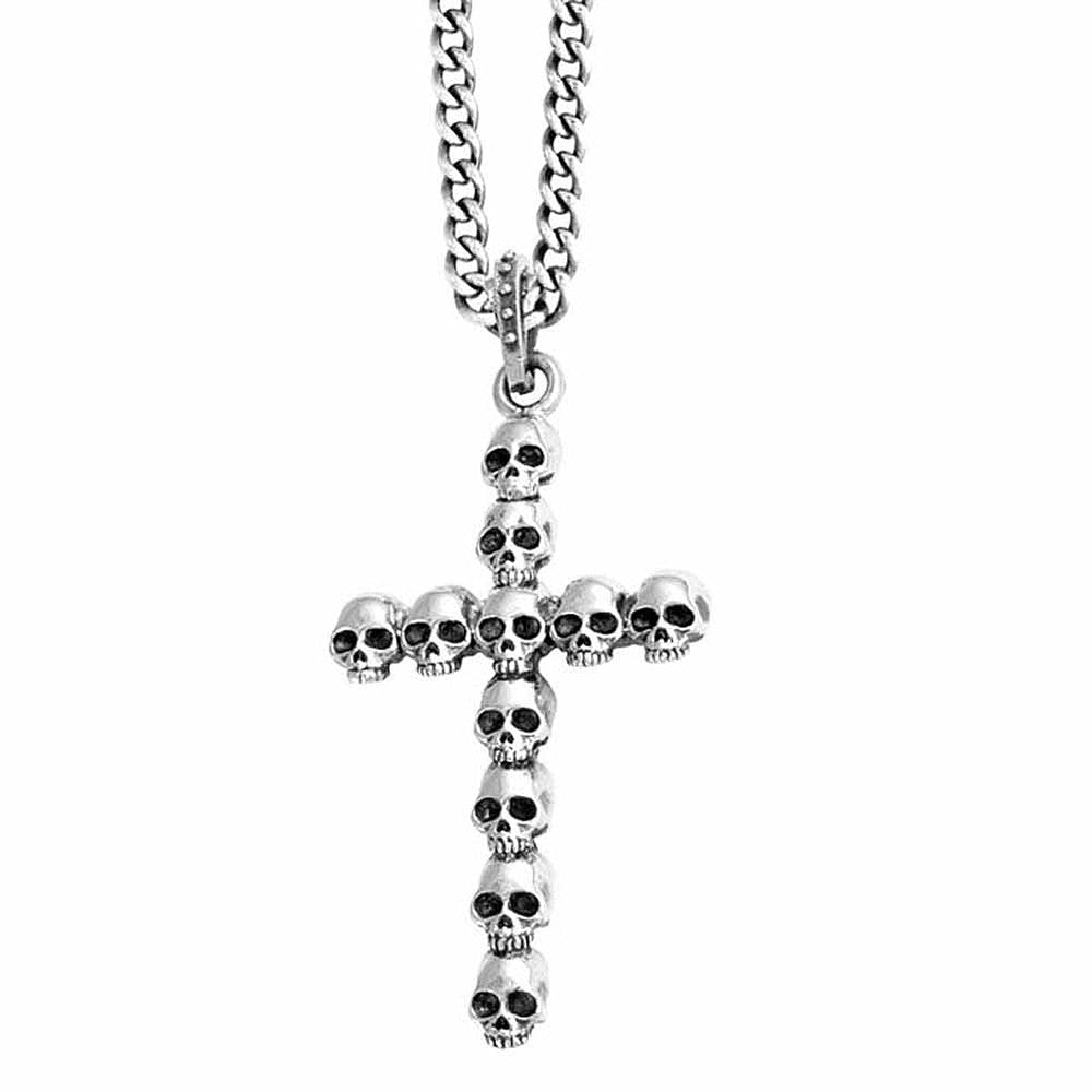 Skull Cross Pendant-King Baby Studio-Swag Designer Jewelry