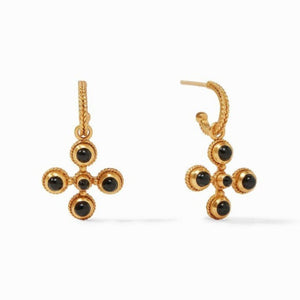 Somerset Hoop and Charm Earring-Julie Vos-Swag Designer Jewelry