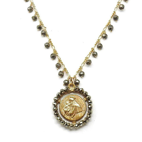 St Anthony Necklace-Andrea Barnett-Swag Designer Jewelry