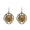 St Christopher Medal Earrings-Andrea Barnett-Swag Designer Jewelry