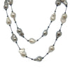 Stationed Baroque Pearl Necklace-Modital Bijoux-Swag Designer Jewelry