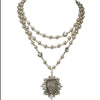 Tres Gracias Magdalena Platinum Pearl-Virgins Saints and Angels-Swag Designer Jewelry