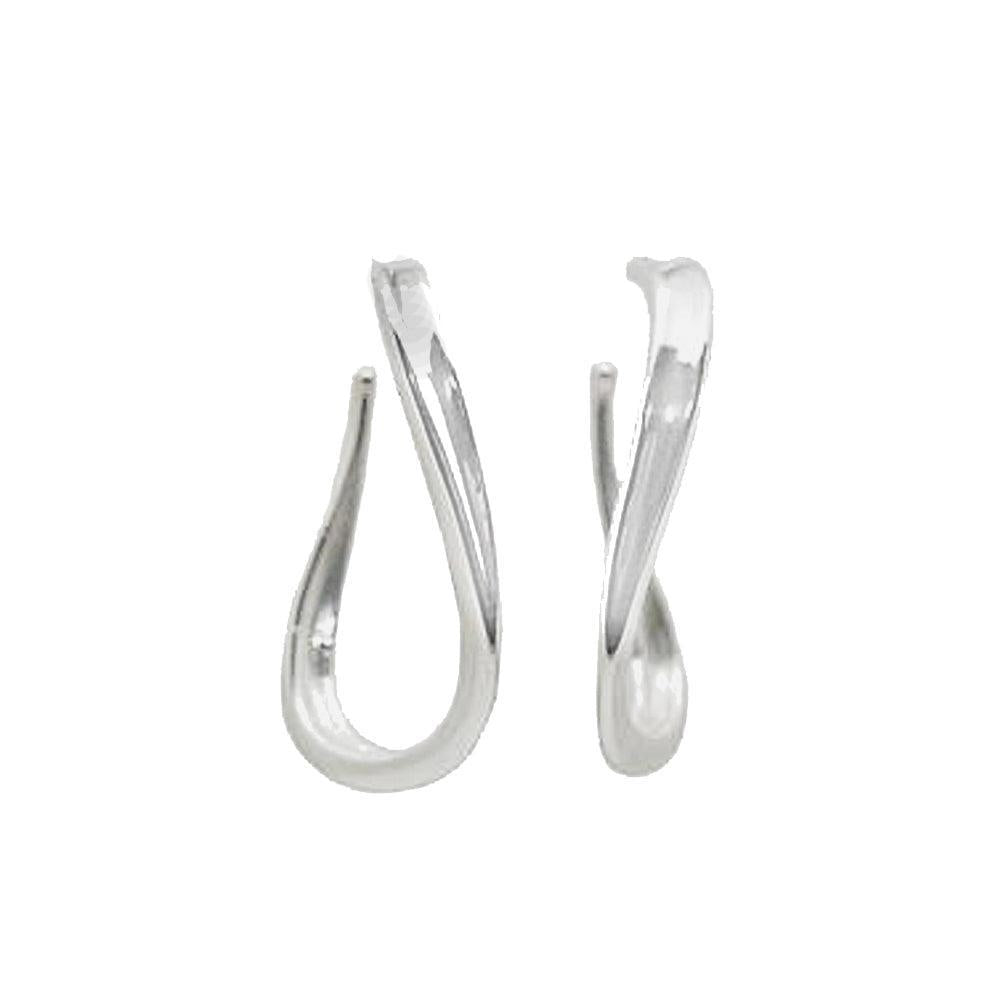 Twisted Oval Hoop-Simon Sebbag-Swag Designer Jewelry