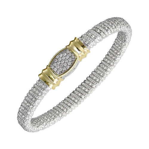 Two-Tone Pave Diamond Bracelet-22996D06-Vahan-Swag Designer Jewelry