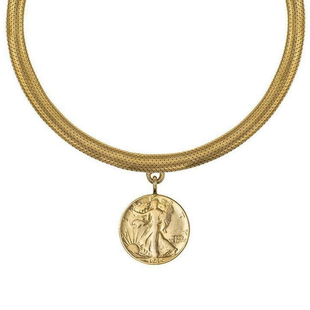 Walking Liberty Coin Necklace | Janis Savitt – Swag Designer Jewelry