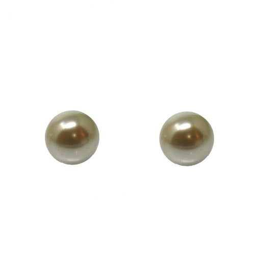 White Shell pearl studs-Swag Designer Jewelry-Swag Designer Jewelry