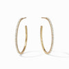 Windsor Crystal Hoop Earrings-Julie Vos-Swag Designer Jewelry