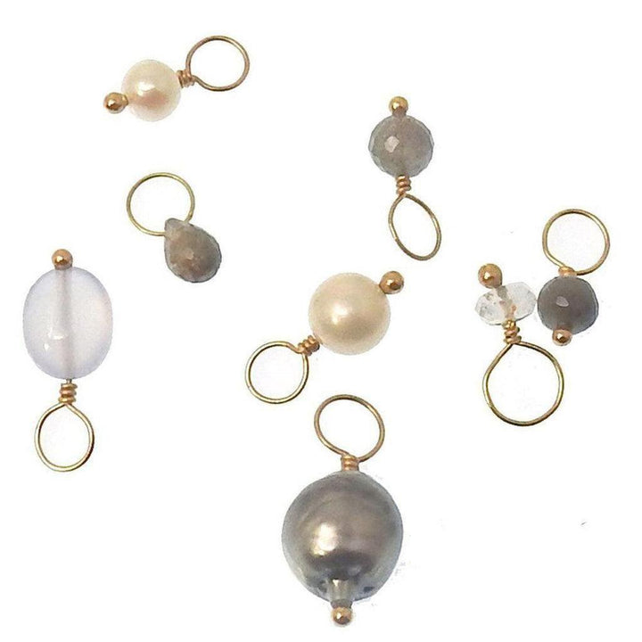Gemstone Accents: Pearl & gemstone jewelry findings with gold-filled wire. Perfect for DIY jewelry making.