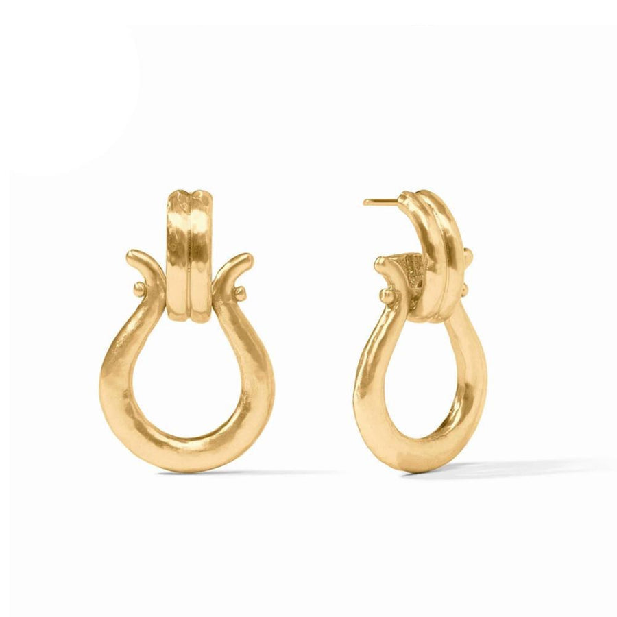 Saratoga Doorknocker Earrings-Julie Vos-Swag Designer Jewelry