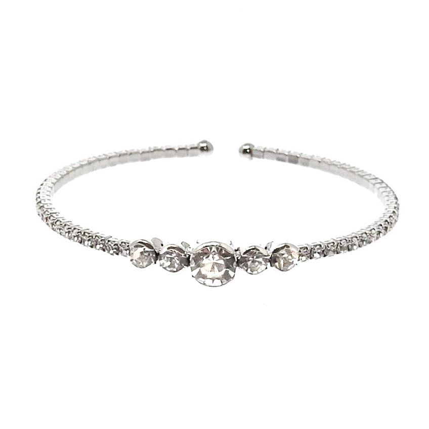 1 Row Crystal Cuff-Theia Jewelry-Swag Designer Jewelry