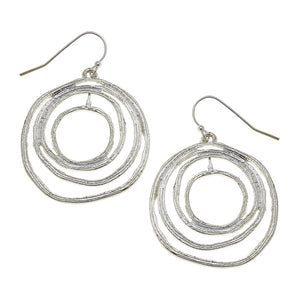 Round Swirl Earrings