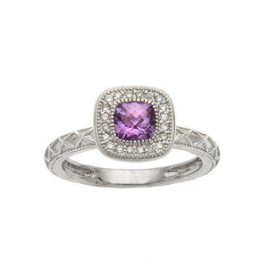 14k Amethyst Ring-Jude Frances-Swag Designer Jewelry