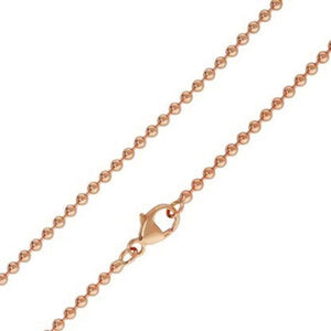 1.8mm Rose Gold Ball chain-Heather Moore-Swag Designer Jewelry