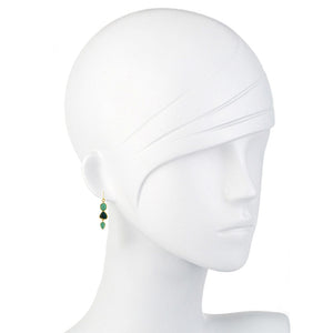 Tiered Drop Turquoise, Amazonite Earrings