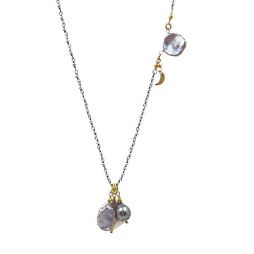 Pearl Multi Drop Necklace-Robindira Unsworth-Swag Designer Jewelry
