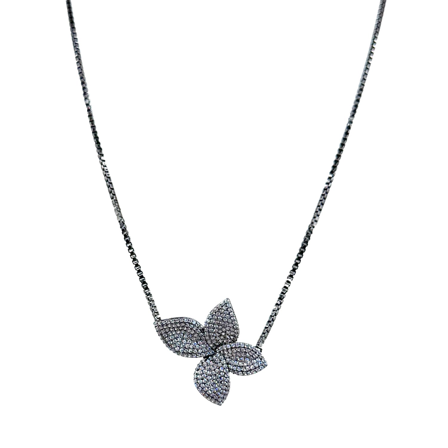 Adjustable Flower Slide Necklace-Theia Jewelry-Swag Designer Jewelry