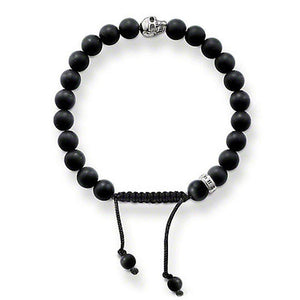 Adjustable Scull Bracelet with Skulls-Thomas Sabo-Swag Designer Jewelry