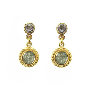 Alejandra Post Earrings-Virgins Saints and Angels-Swag Designer Jewelry