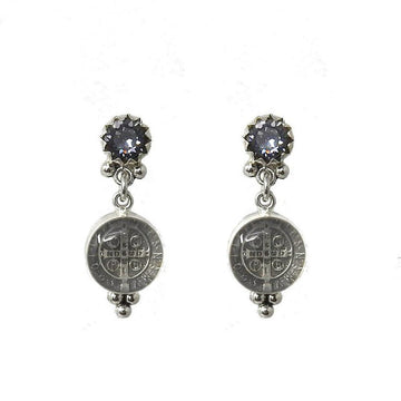 Allegra San Benito Earrings-Virgins Saints and Angels-Swag Designer Jewelry