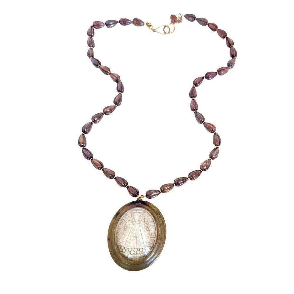 Antique Icon Our Lady of Hal-Parham & Co-Swag Designer Jewelry