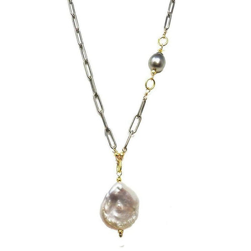 Baroque Pearl Necklace-Robindira Unsworth-Swag Designer Jewelry