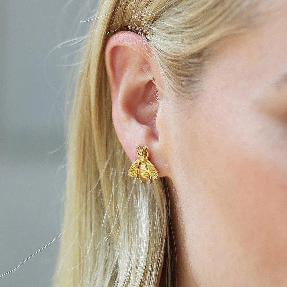 Bee Stud Earrings-Julie Vos-Swag Designer Jewelry