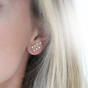 Berry Pave Earrings-Asha Jewelry-Swag Designer Jewelry
