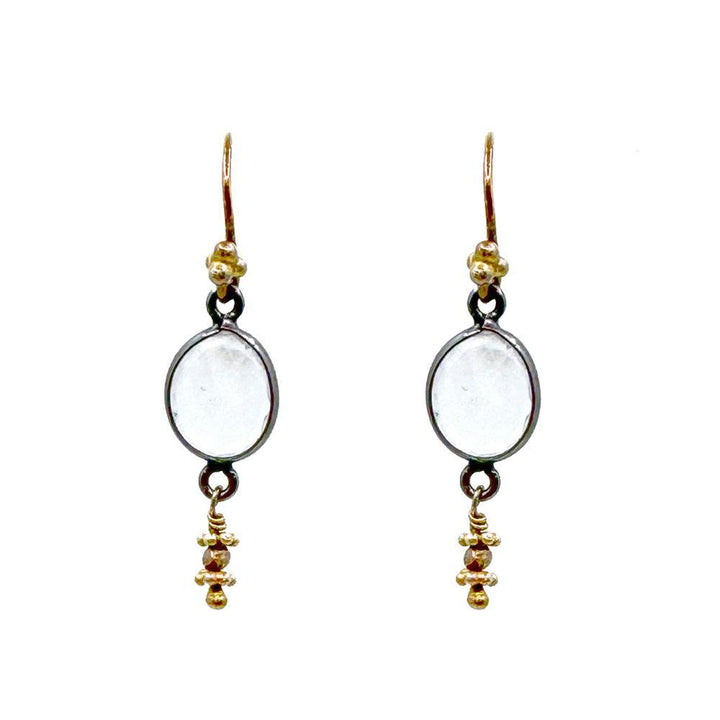 Bezel Set Crystal Drop-Robindira Unsworth-Swag Designer Jewelry