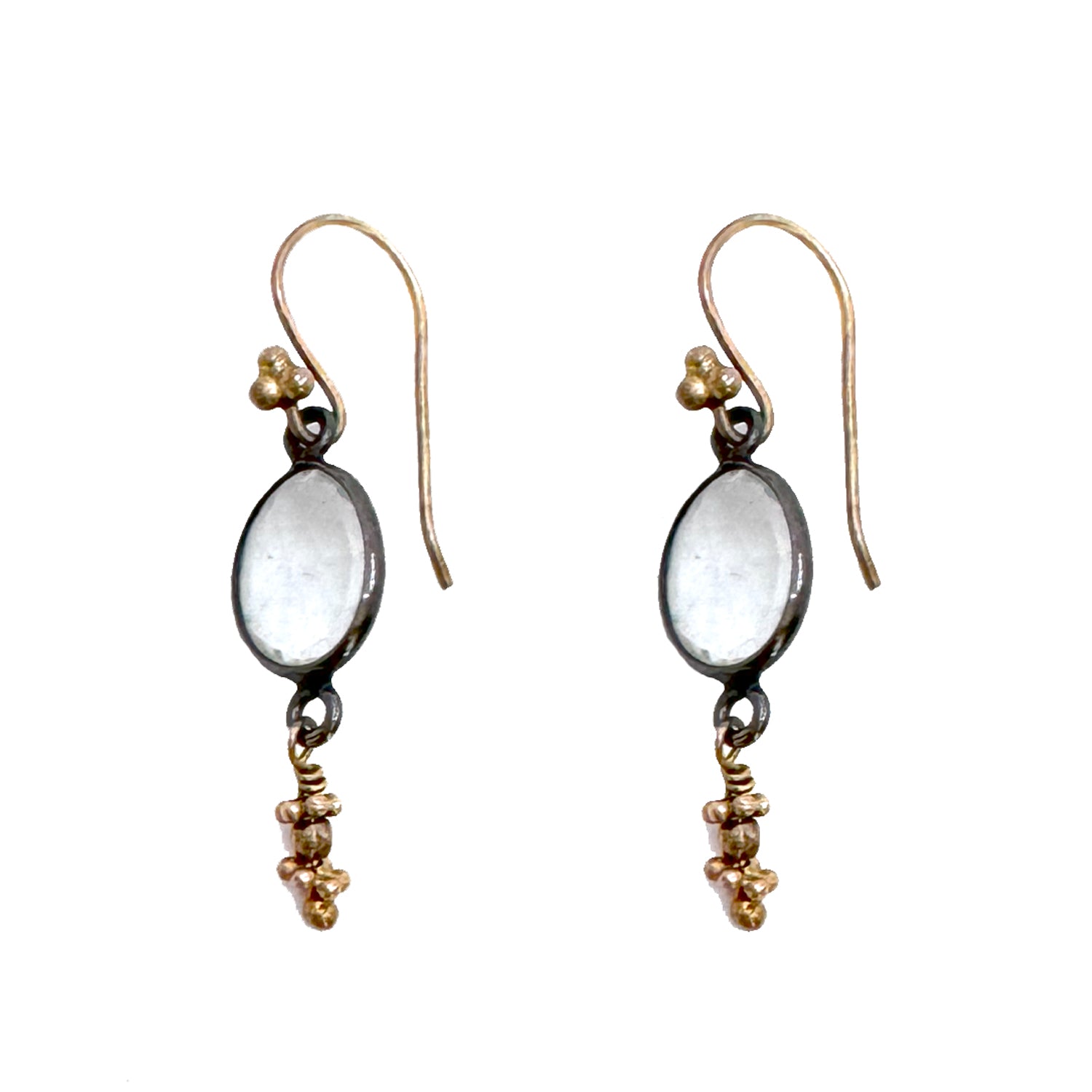 Bezel Set Crystal Drop-Robindira Unsworth-Swag Designer Jewelry