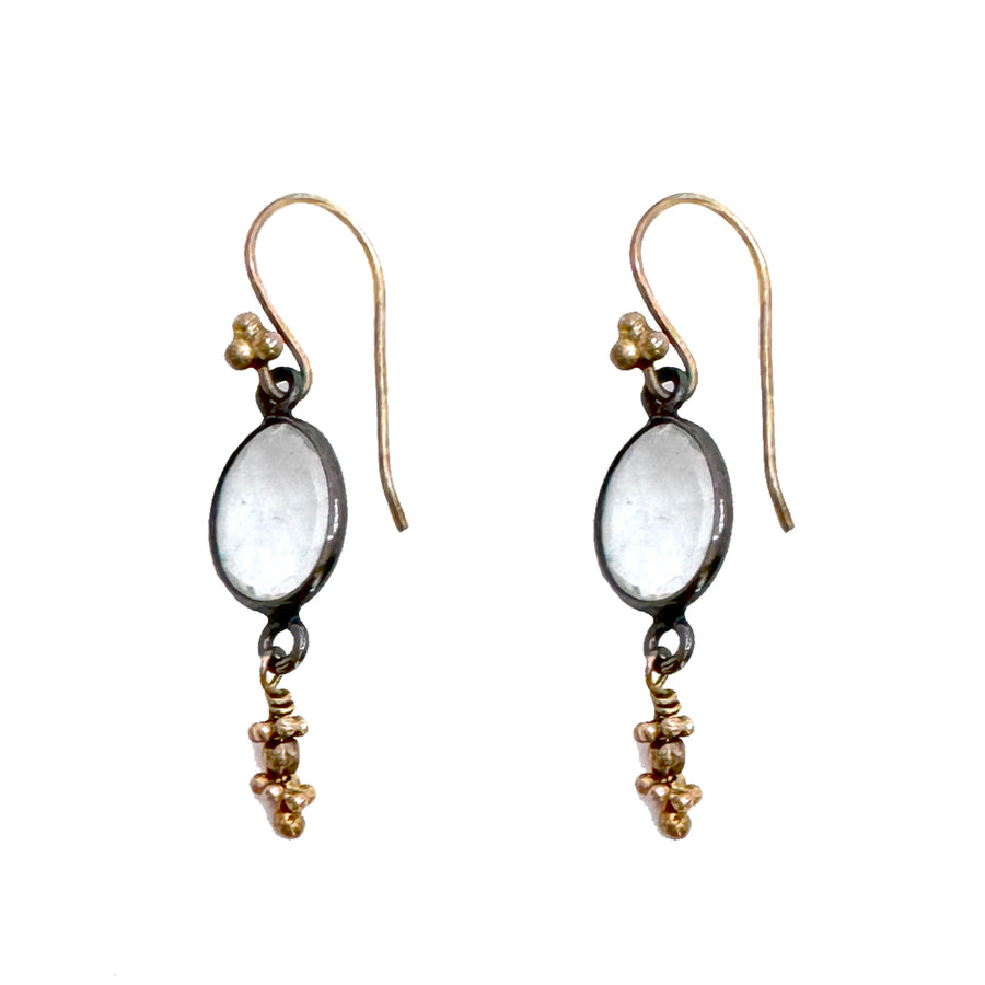 Bezel Set Crystal Drop-Robindira Unsworth-Swag Designer Jewelry