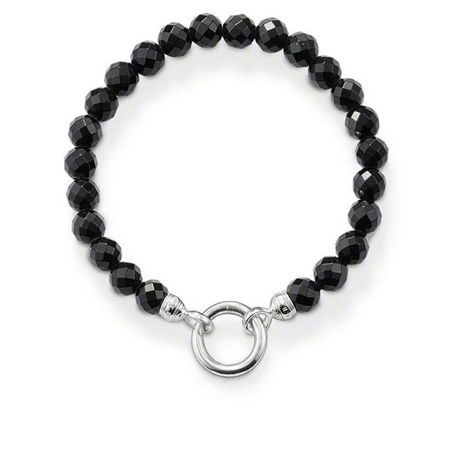 Black Beaded Bracelet-Thomas Sabo-Swag Designer Jewelry