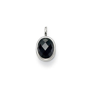 Black Zirconia Oval Pendant-Thomas Sabo-Swag Designer Jewelry