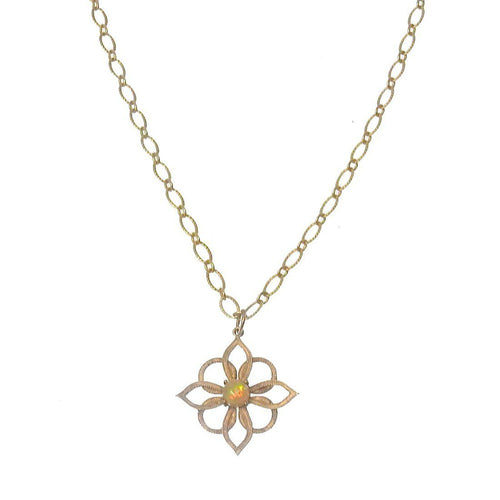 Blossom Pendant Opal Necklace-Emily Keifer-Swag Designer Jewelry
