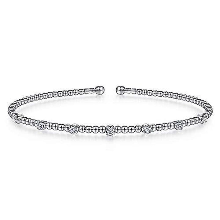 Bujukan Stationed Diamond Bar Bracelet-Gabriel & Co-Swag Designer Jewelry